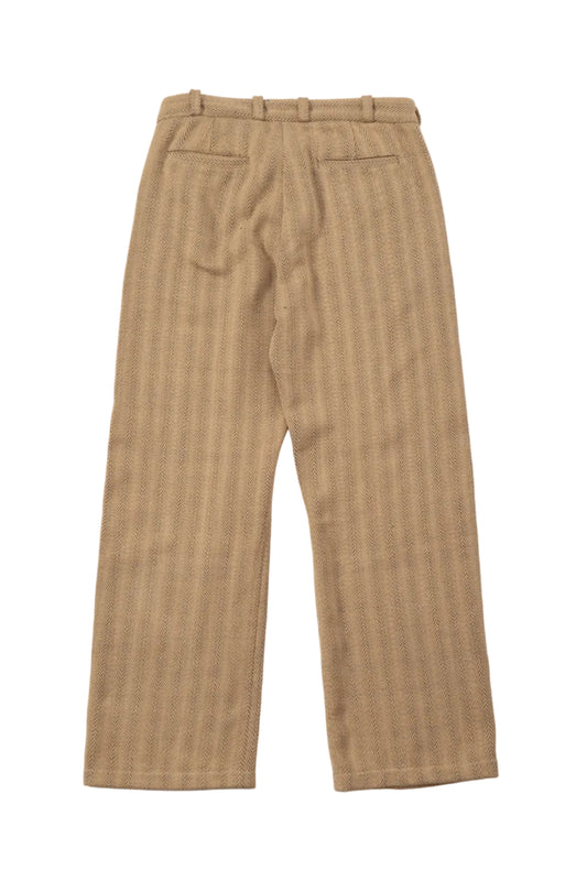 Wave Hill Pleated Trouser - Camel