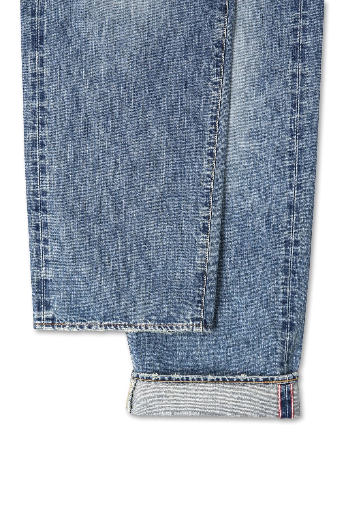Zimbabwe Greencast Indigo Selvedge Denim Pants - Light Fade