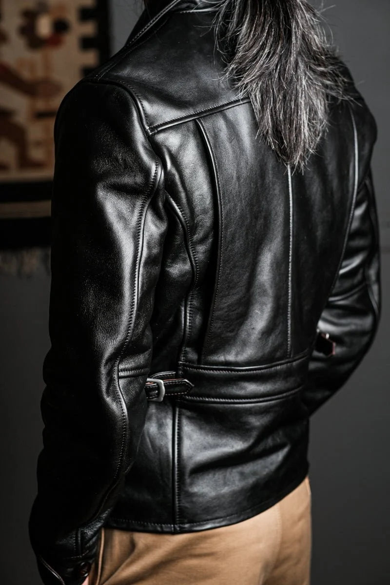 1940s California Bears Car Coat — Black