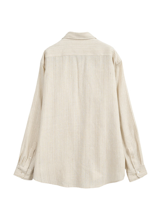 Ivy Oxford Shirt - White Gold