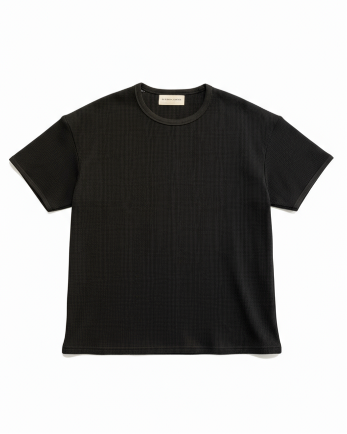 Waffle Knit T-Shirt