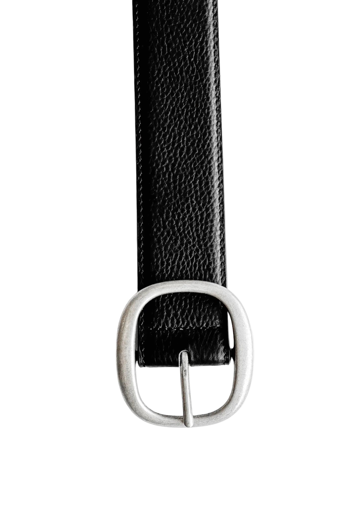 Ellipse Belt Black Leather