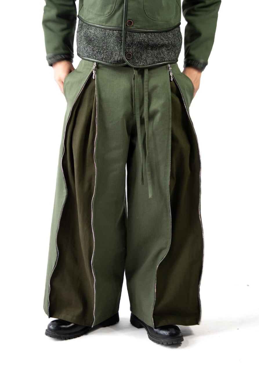 Tears Pants - Olive