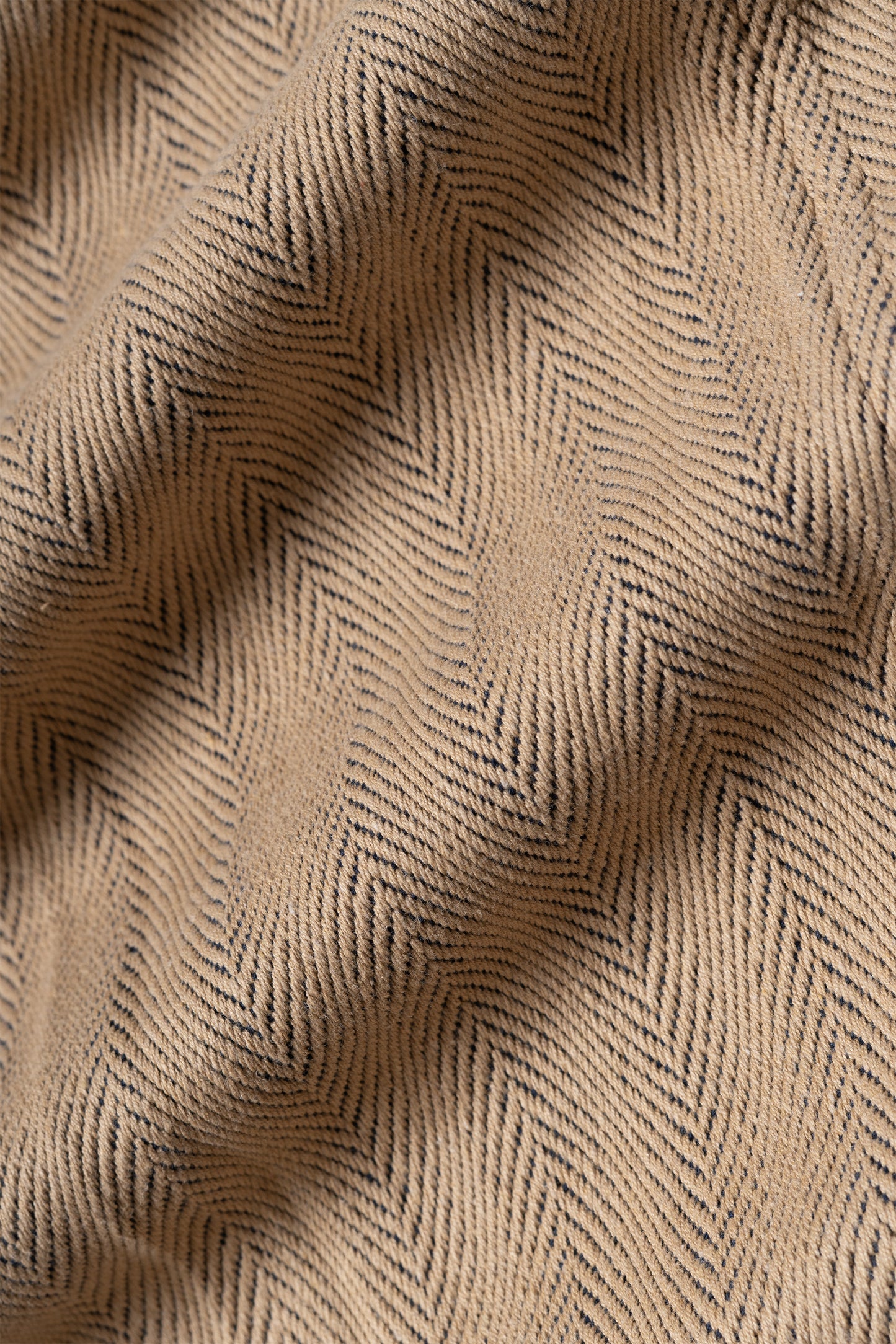 Wave Hill Pleated Trouser - Camel