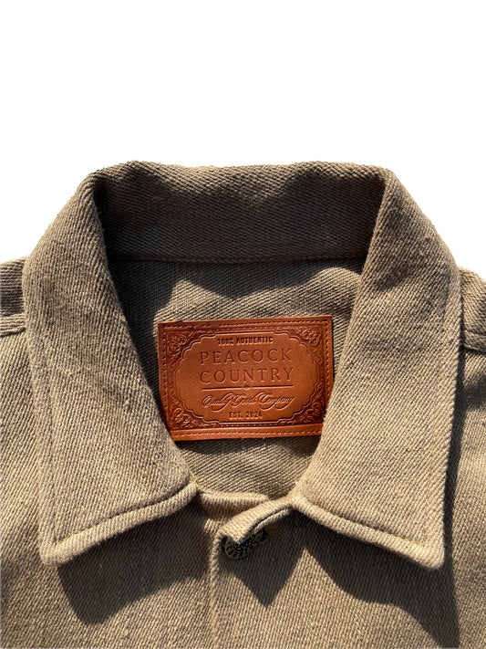 Sand Handwoven Denim Type 2 Jacket