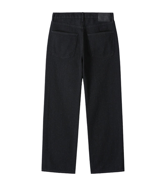 Sashiko Pants — Old Black