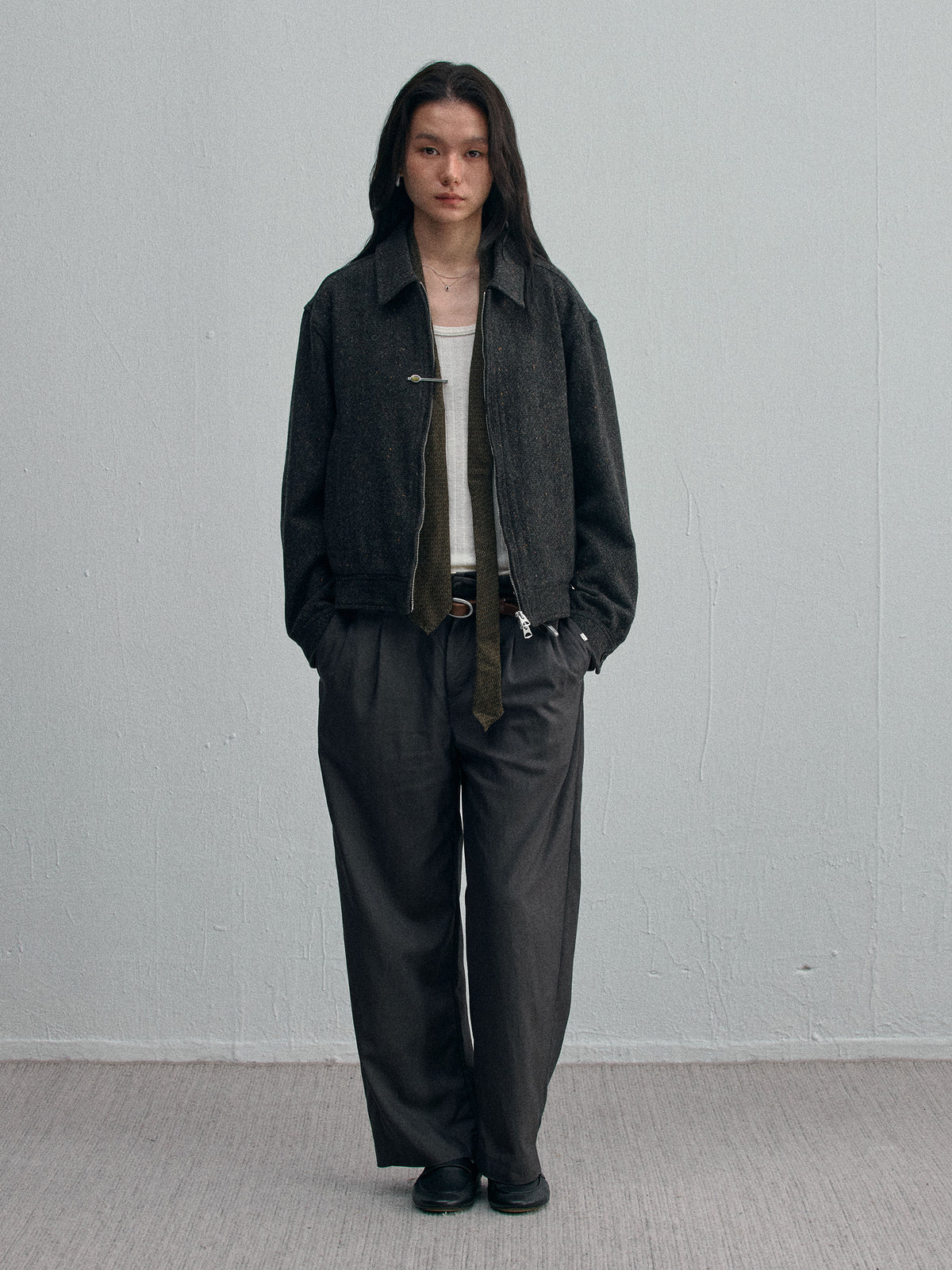 Writer’s Artisanal Aged Jacket — Graphite Gray