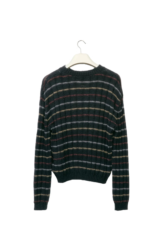 Wesley Heritage Jacquard Pullover — Black