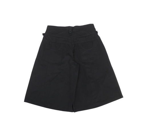 Poplin Pleated Shorts