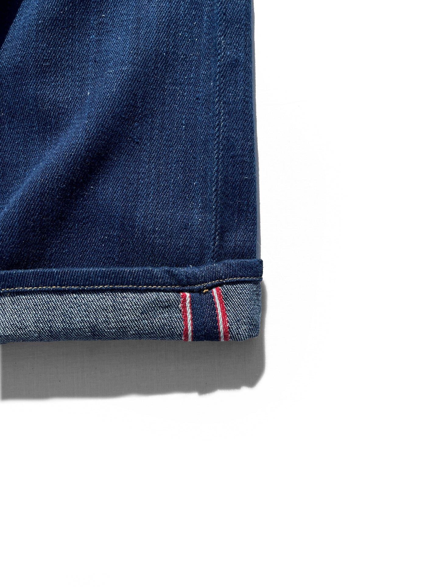 Indigo Handwoven Denim Bootcut Jeans
