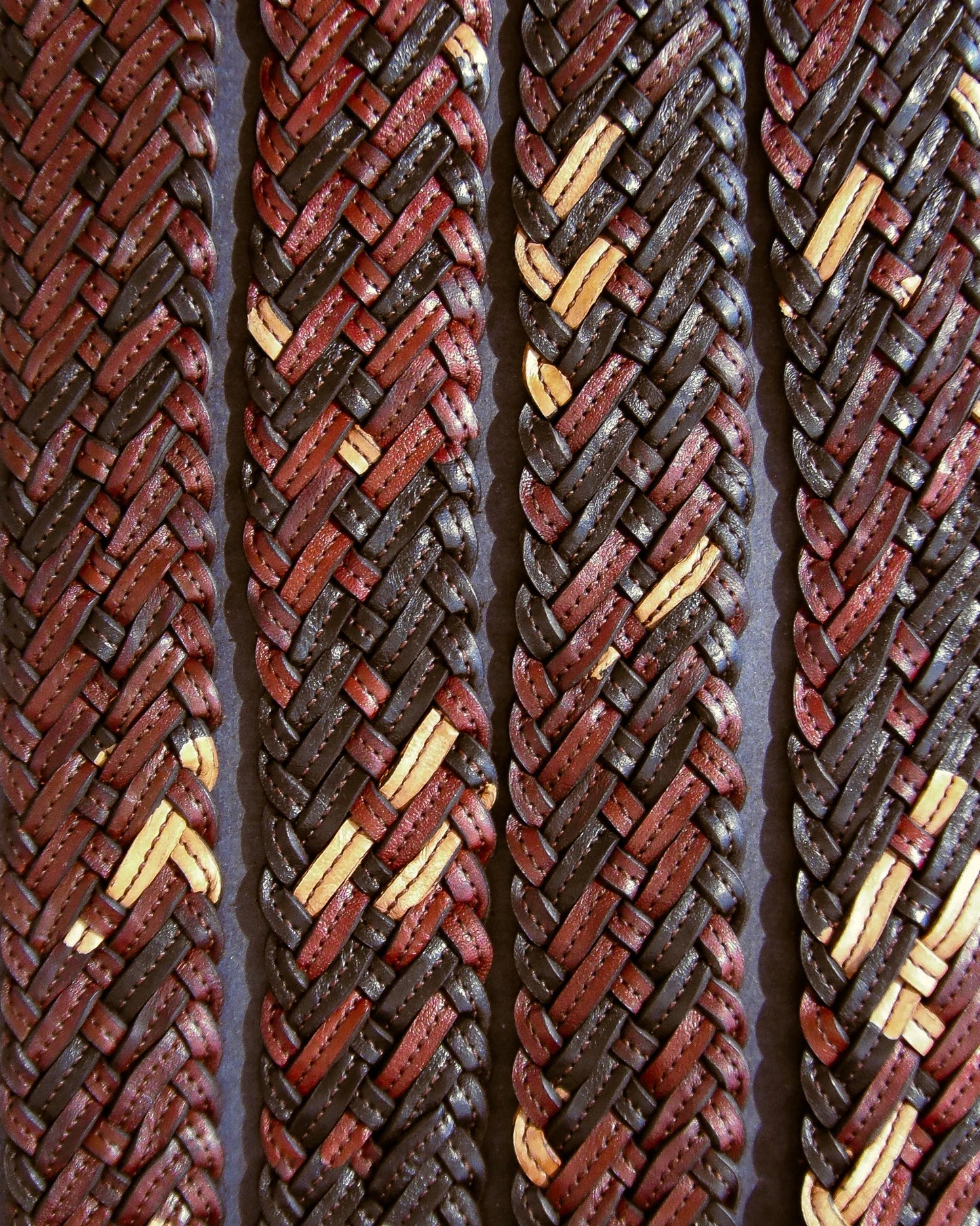 10 Strand Spliced & Woven Belt - Sparrow