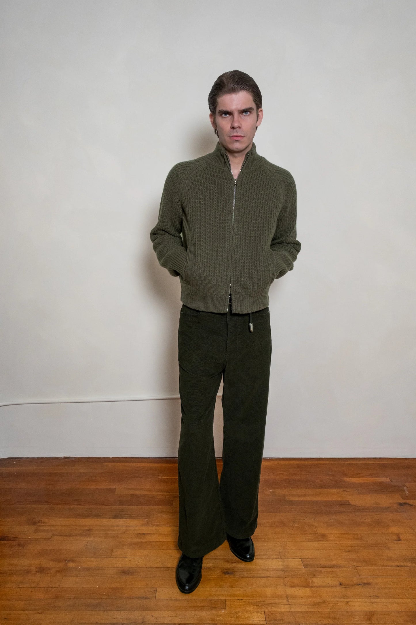 The Deckard Corduroy Pant - Olive Green