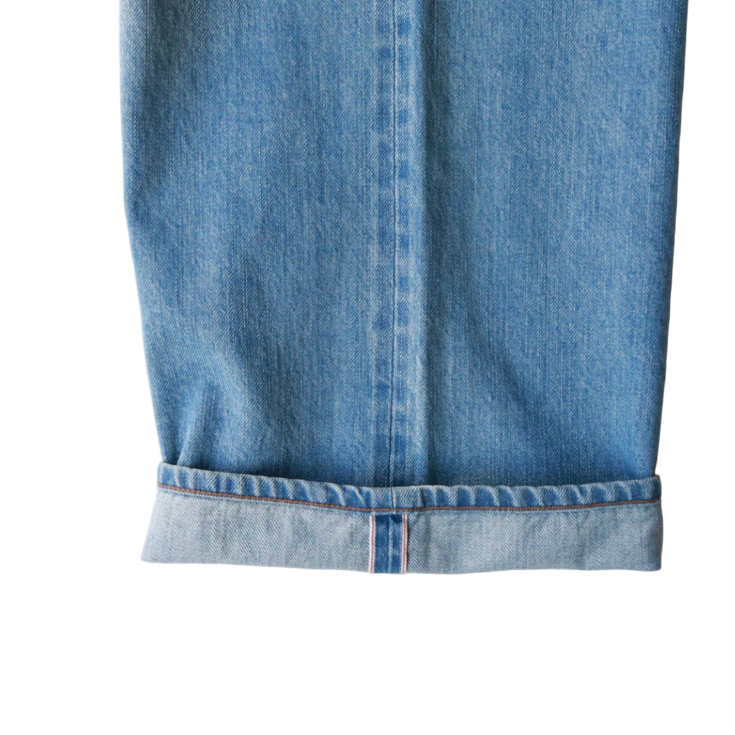 Vintage Wash Selvedge Jeans - Light Indigo