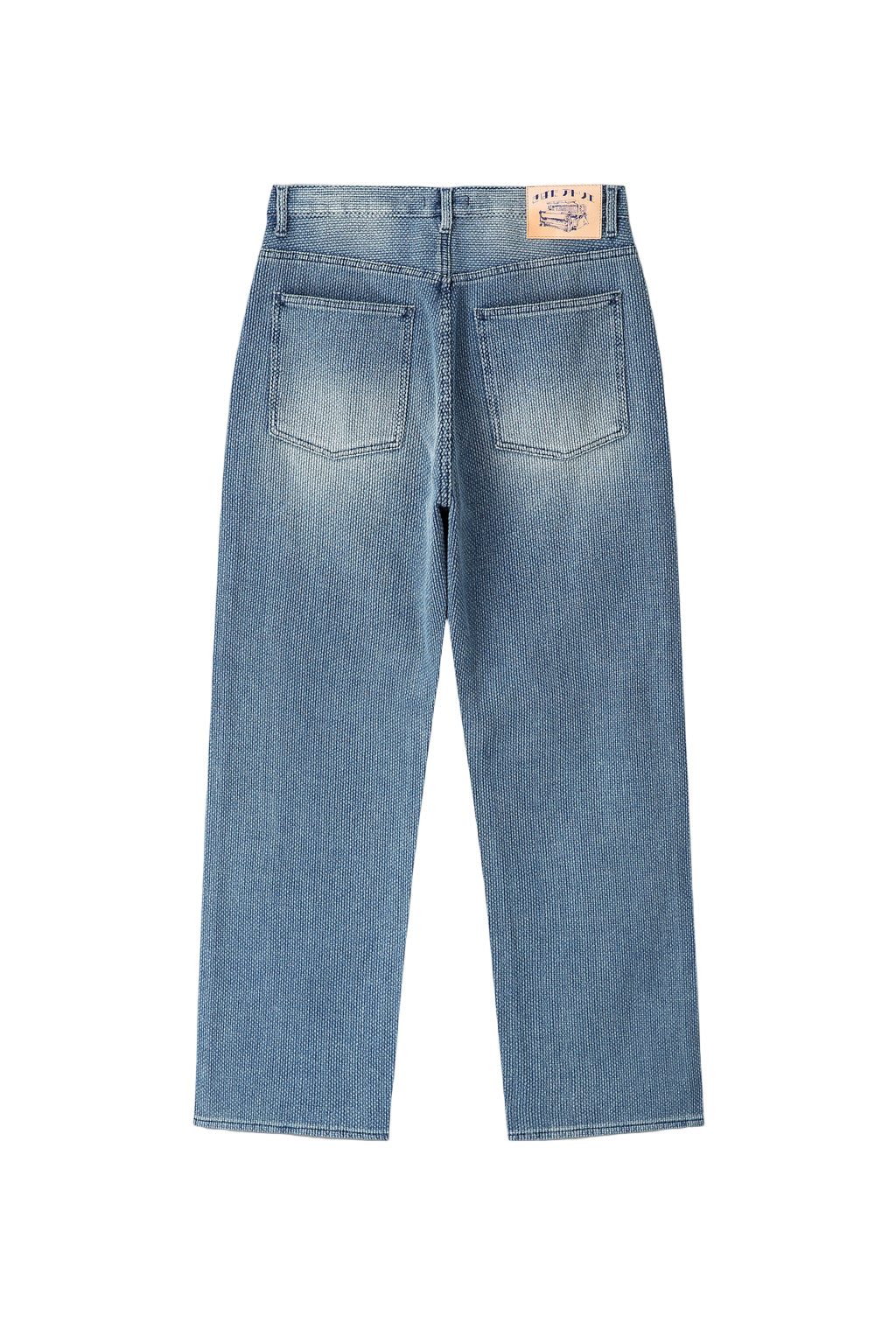 Sashiko Pants - Light Faded