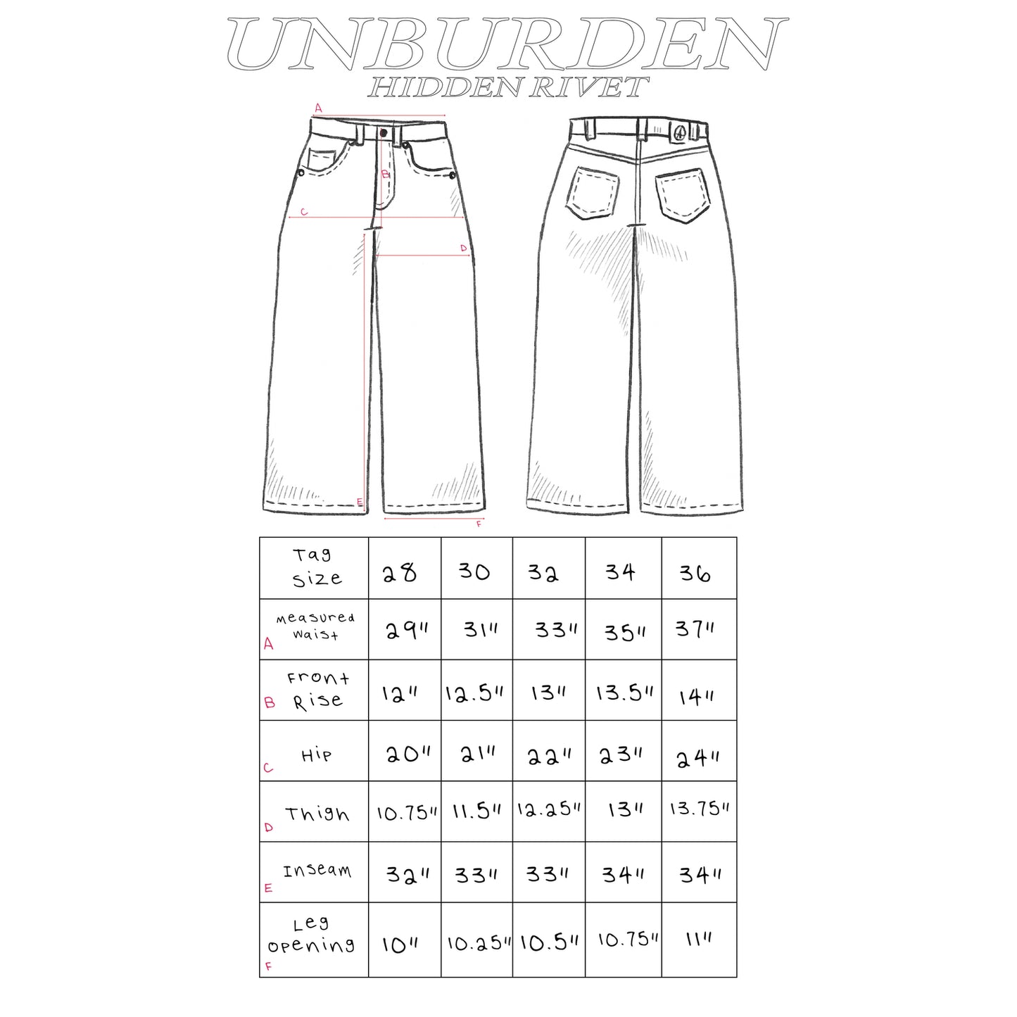 Unburden Denim - Obsidian