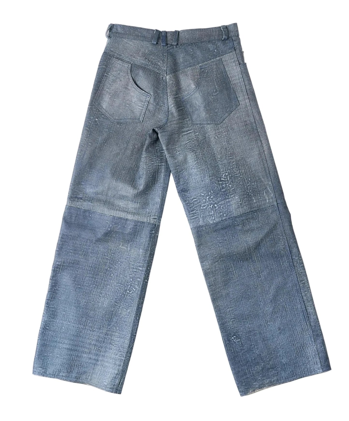 Rebel Blue Leather Denim