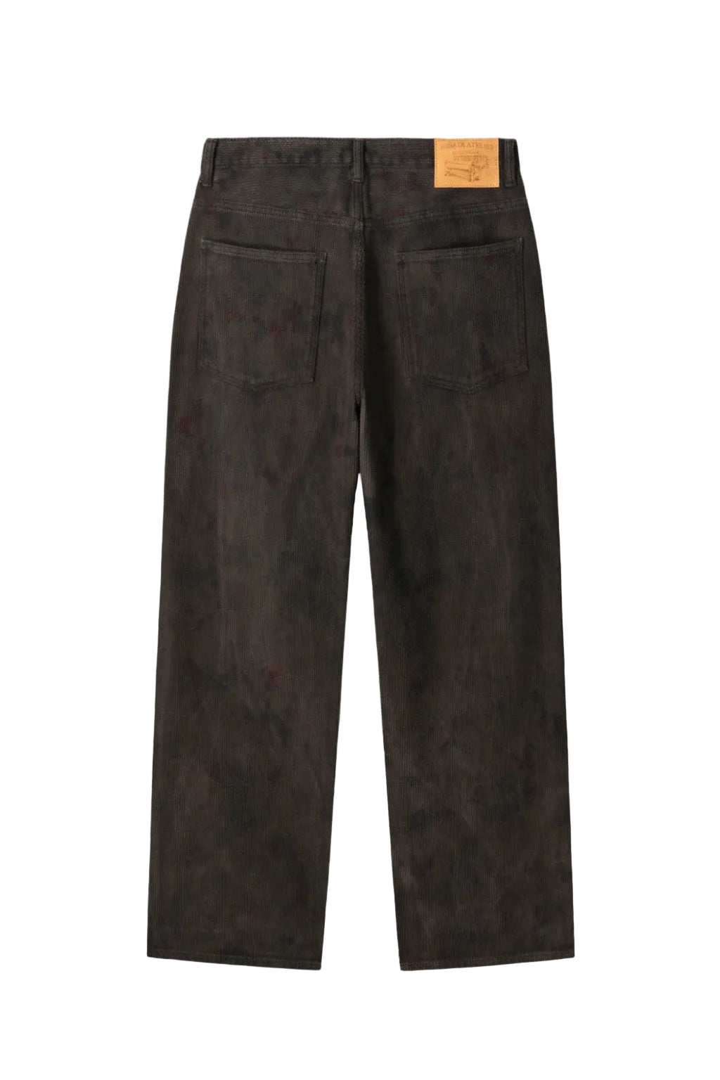 Sashiko Pant — Natural Overdyed Kakishibu