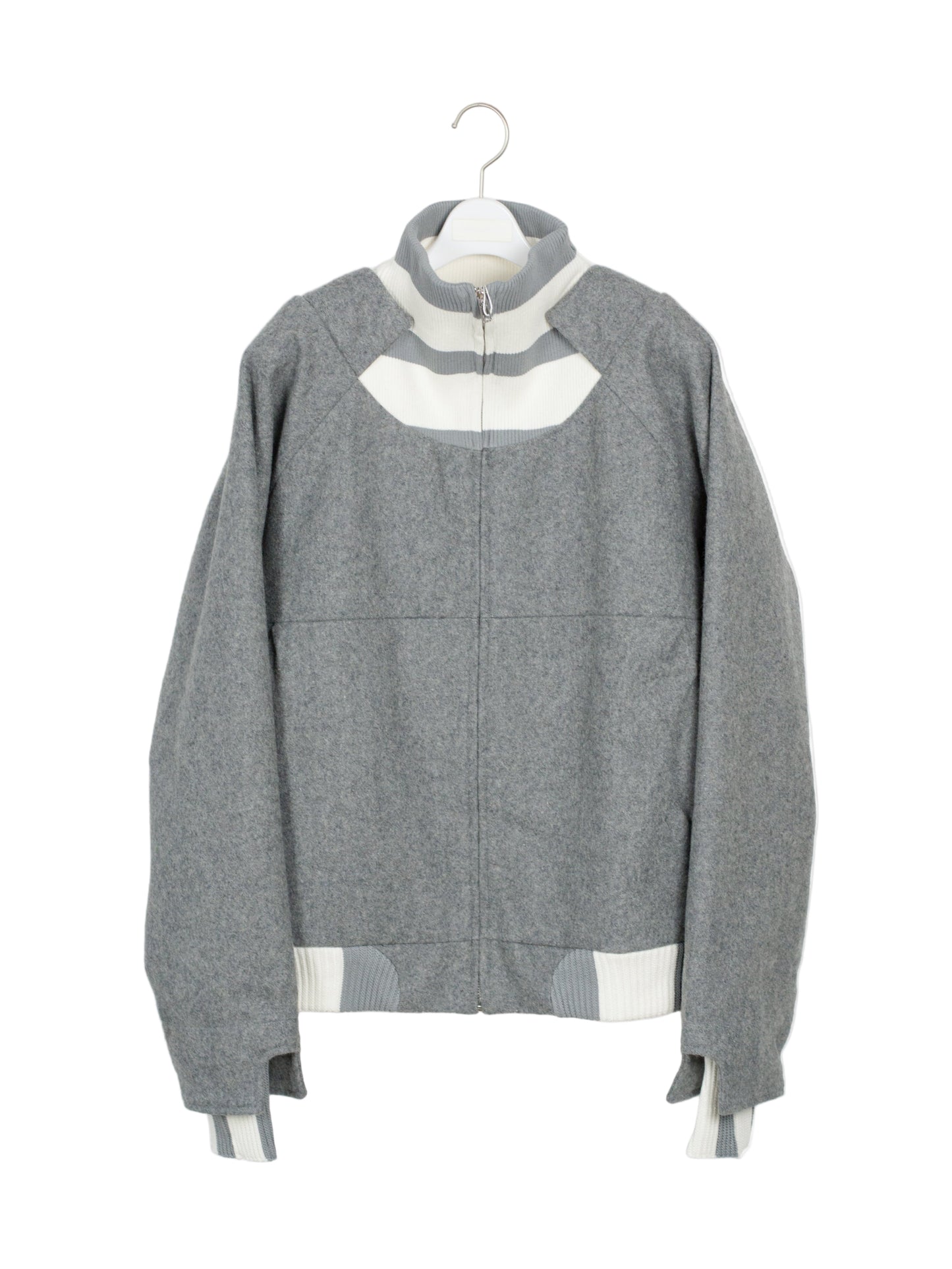 U-line Striped Wool Jacket
