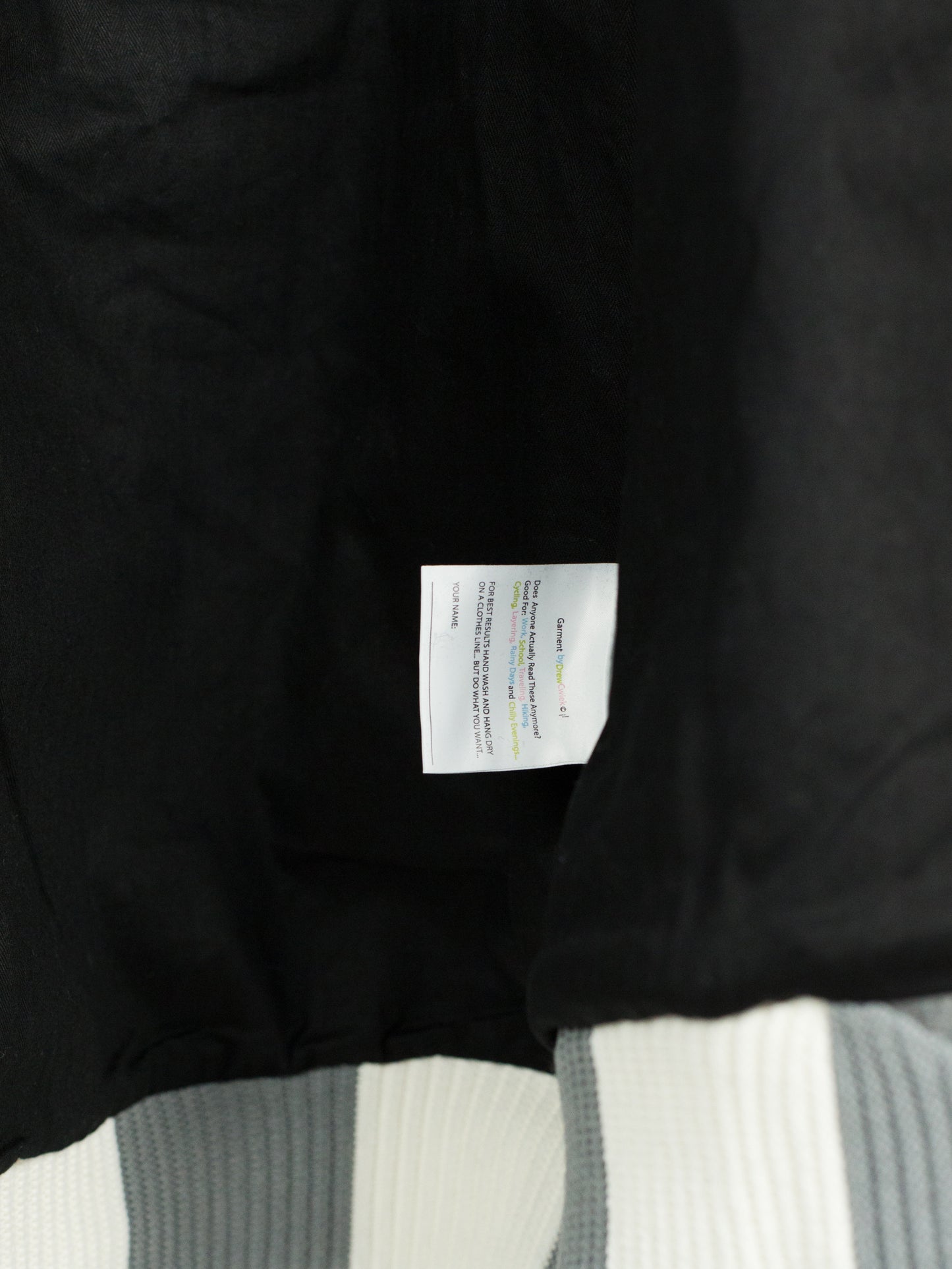 U-line Striped Wool Jacket