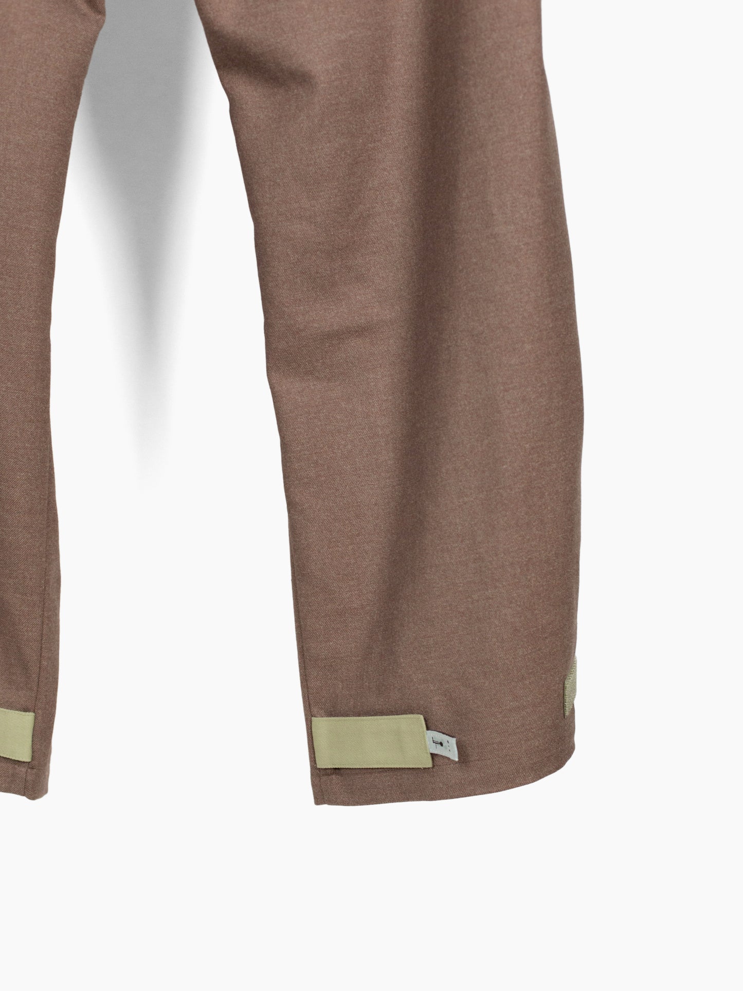 Side-Seam Flannel Button Pants
