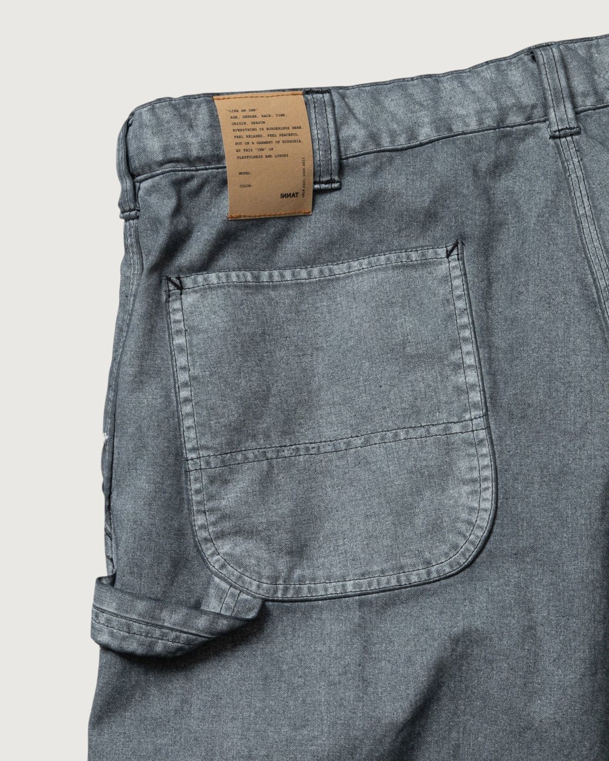 Pigment Print Painter Pants — Black