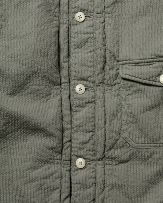 Sashiko Type-1 Trucker Shirt — Walnut Gray