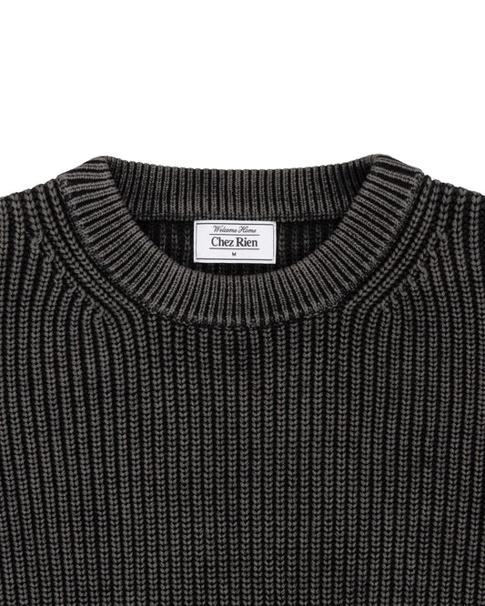 Heavy Shaker Sweater - Charcoal
