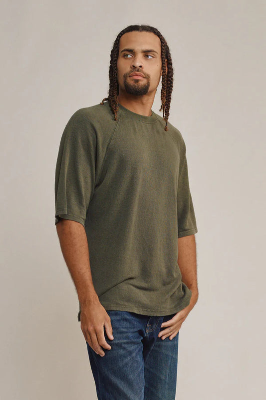 Woodstock Raglan Tee - Coffee Bean