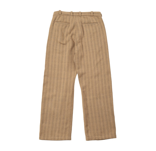 Wave Hill Pleated Trouser - Camel