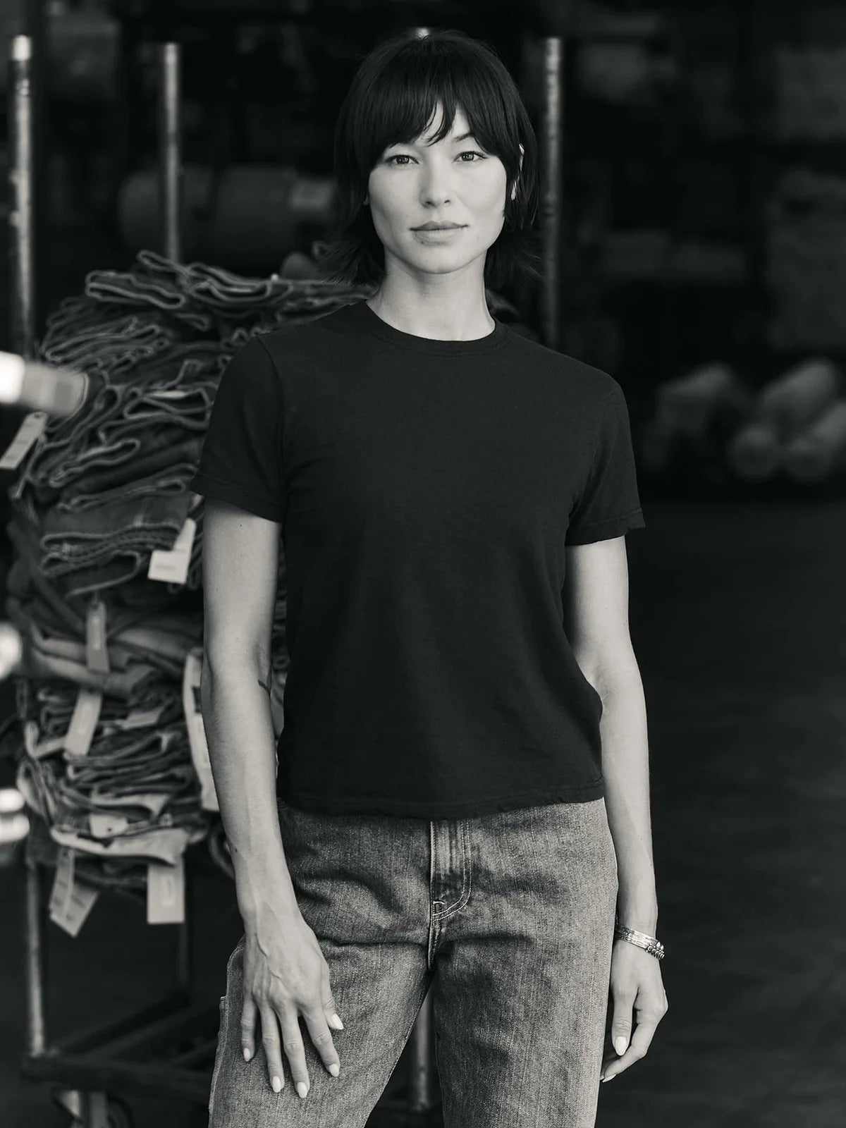 The Cotton Project Tee - Faded Black