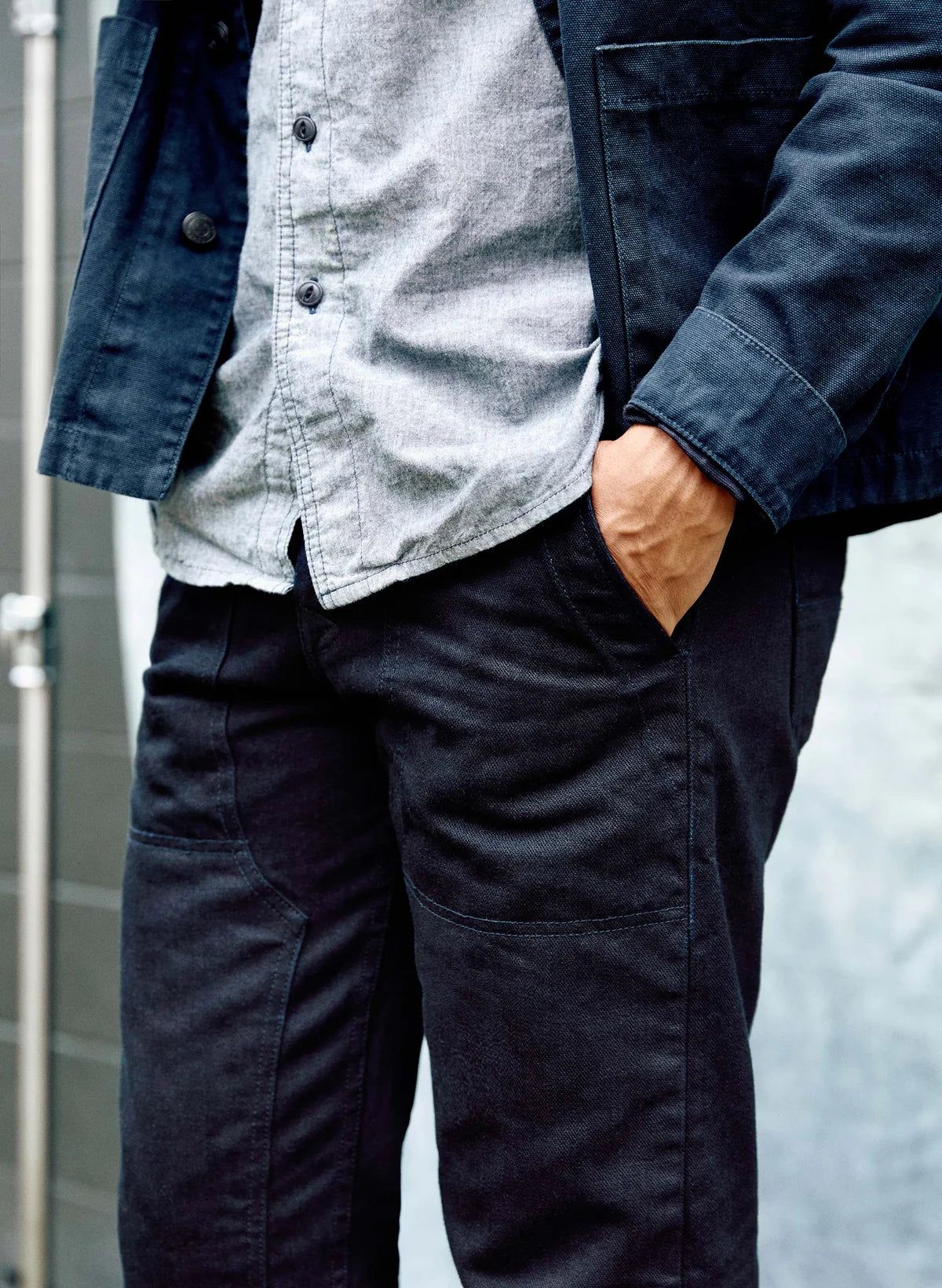 Hencye Workpant - Black Indigo