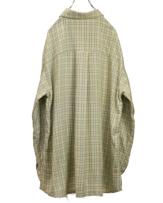 Nel Check Over Work Shirt - Cream