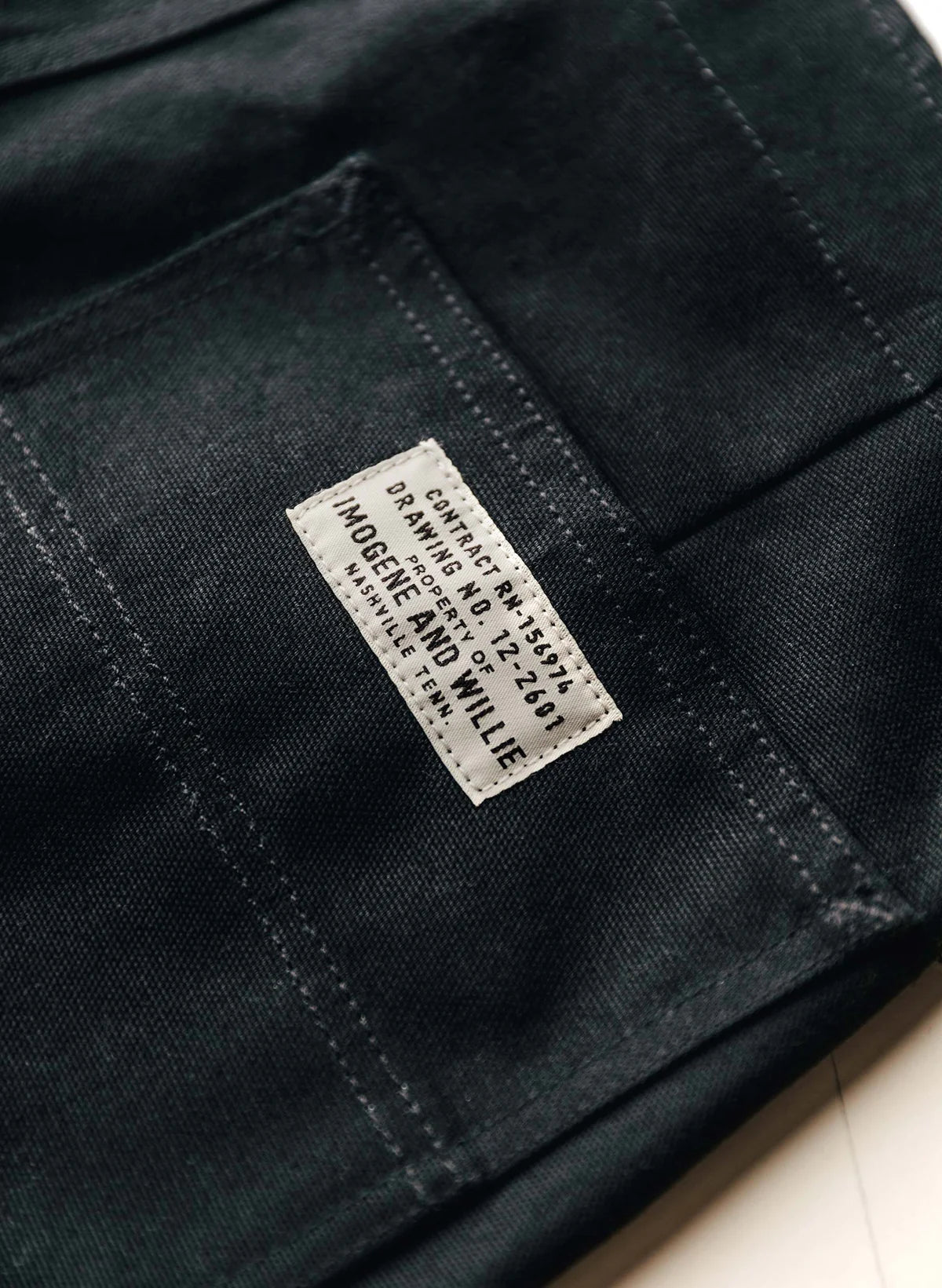 Hencye Canvas Workpant - Black