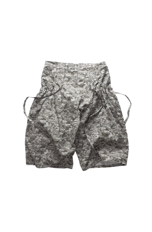 Biella Shorts - Camo Jacquard