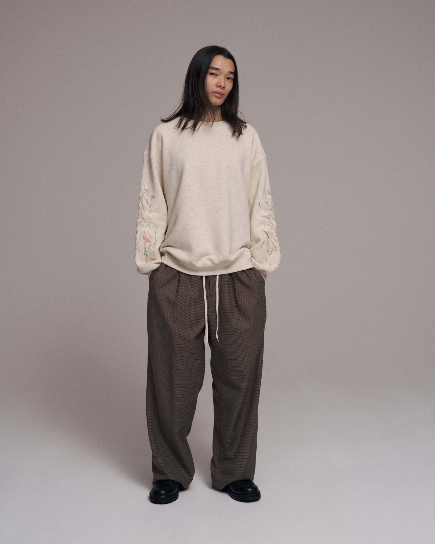 Wide Easy Pants - Gun Club Check