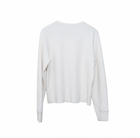 The Tom Rib Knit Thermal - Ivory