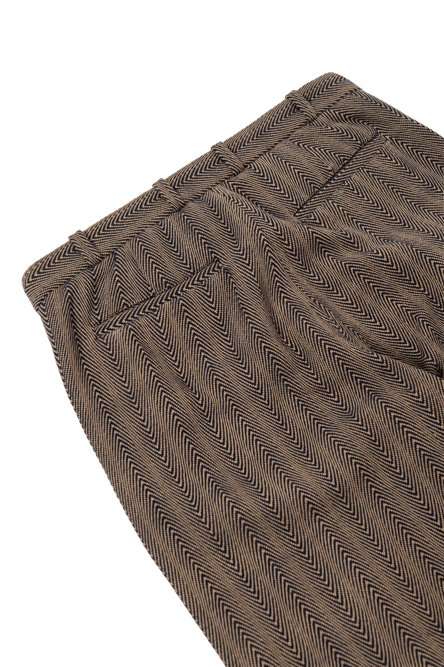 Wave Hill Pleated Trouser - Navy