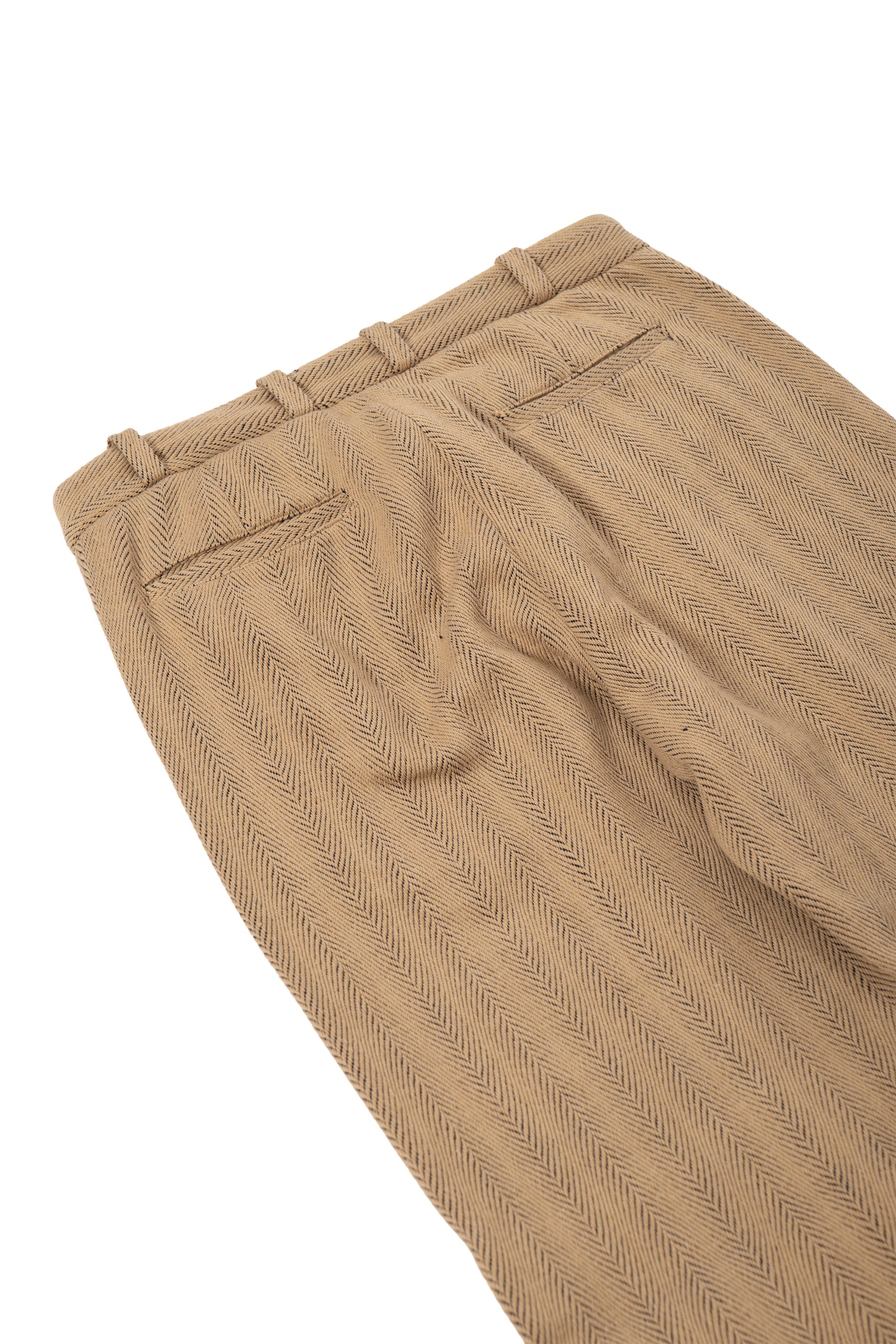 Wave Hill Pleated Trouser - Camel