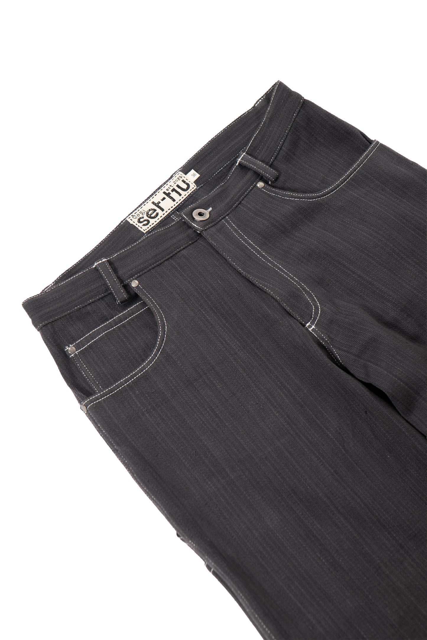8-Pocket Utility Jeans - Charcoal