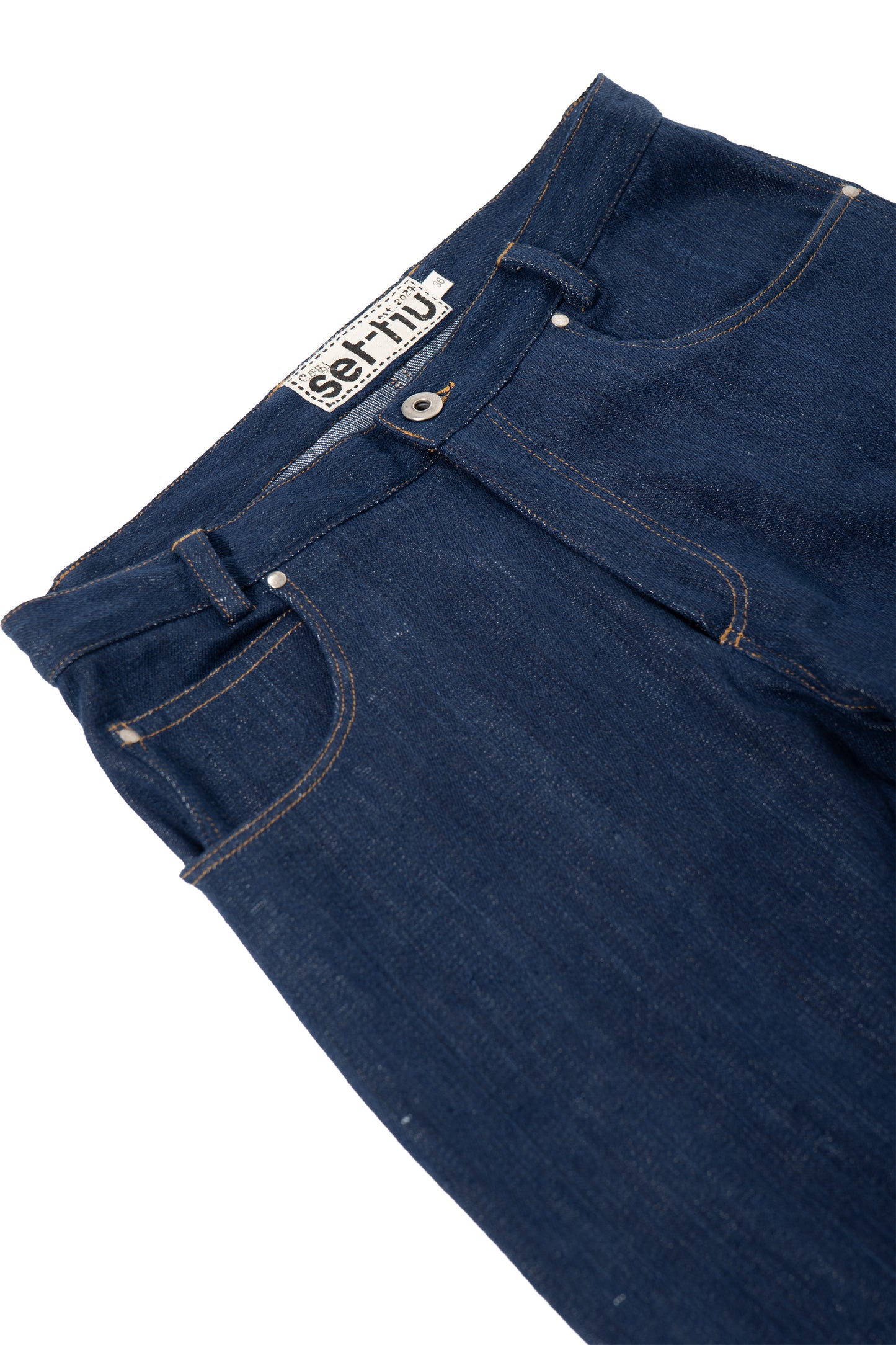 8-Pocket Utility Jeans - Indigo