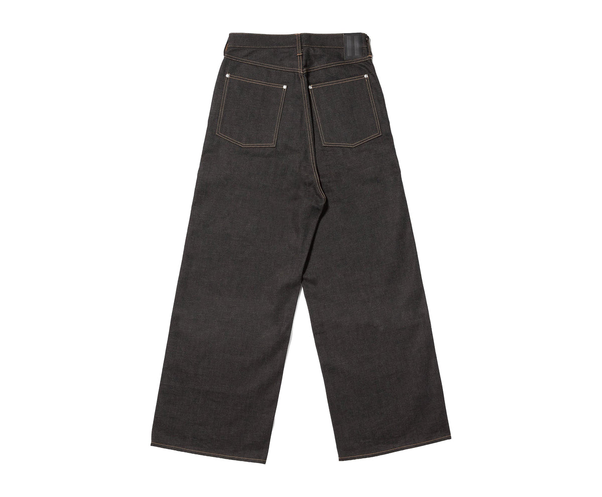 Coffee Black Denim Trousers