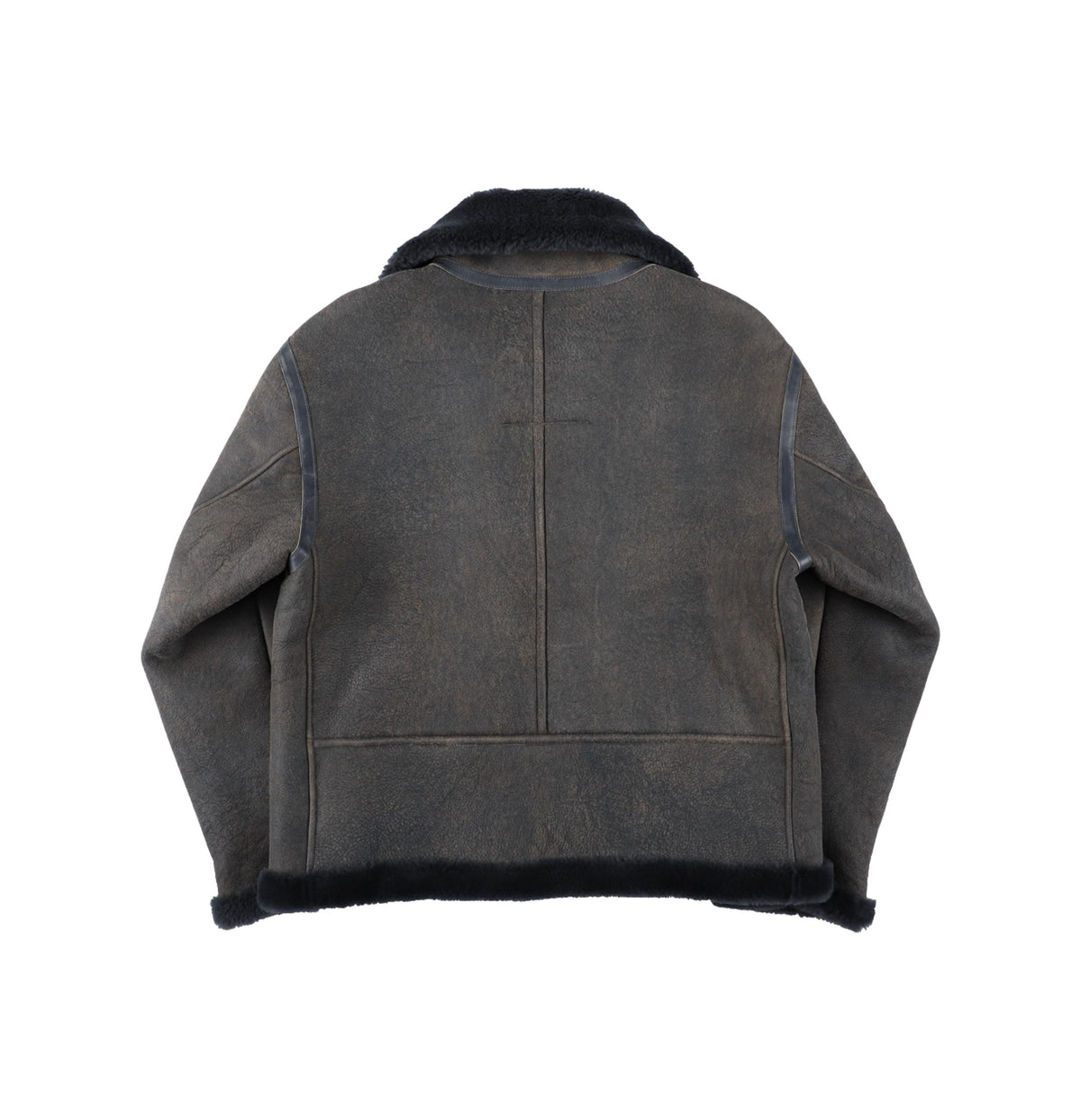Atlas Leather Shearling Jacket — Rhino