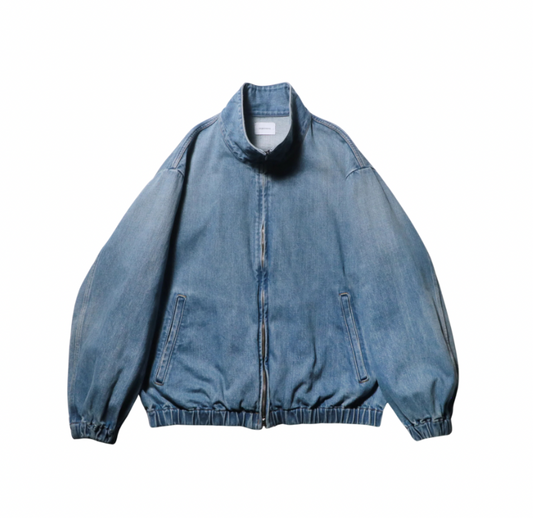 Denim Track Jacket - Vintage Wash/Light Indigo