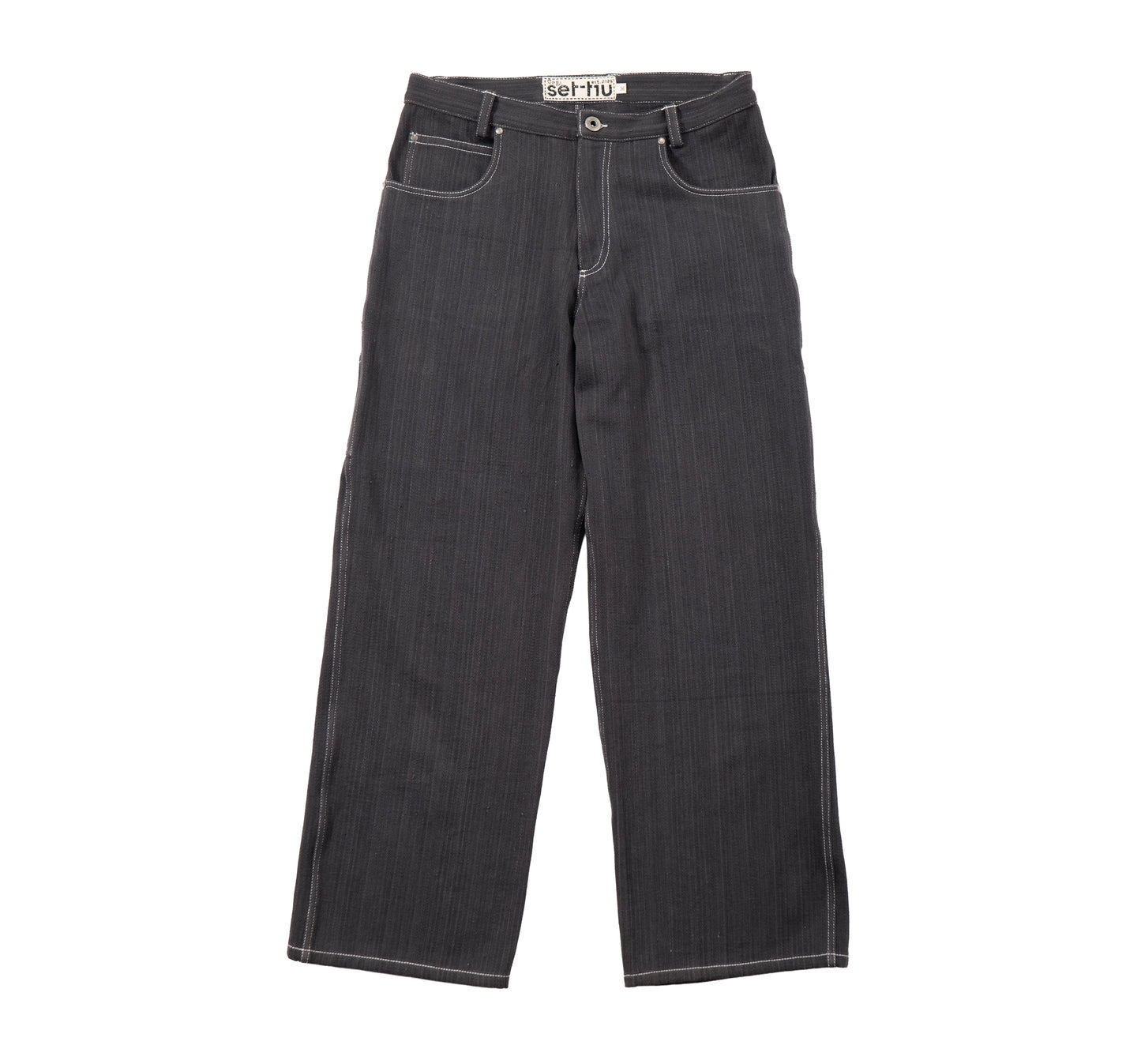 8-Pocket Utility Jeans - Charcoal