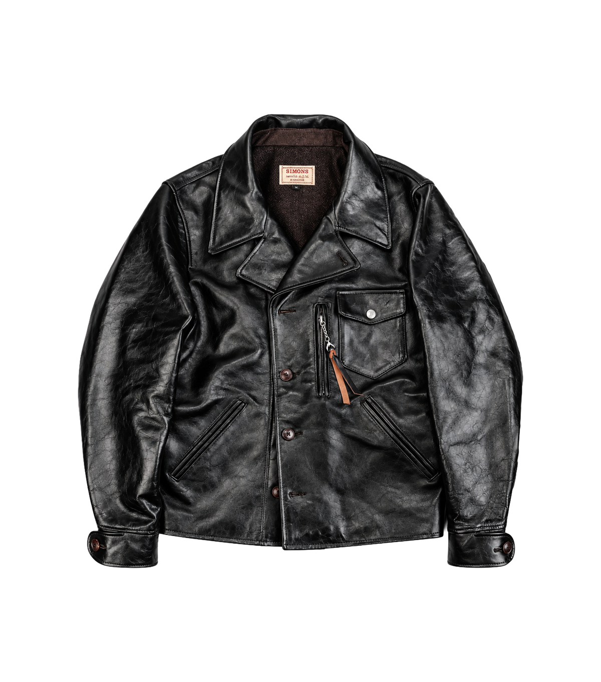 1940s California Bears Car Coat — Black
