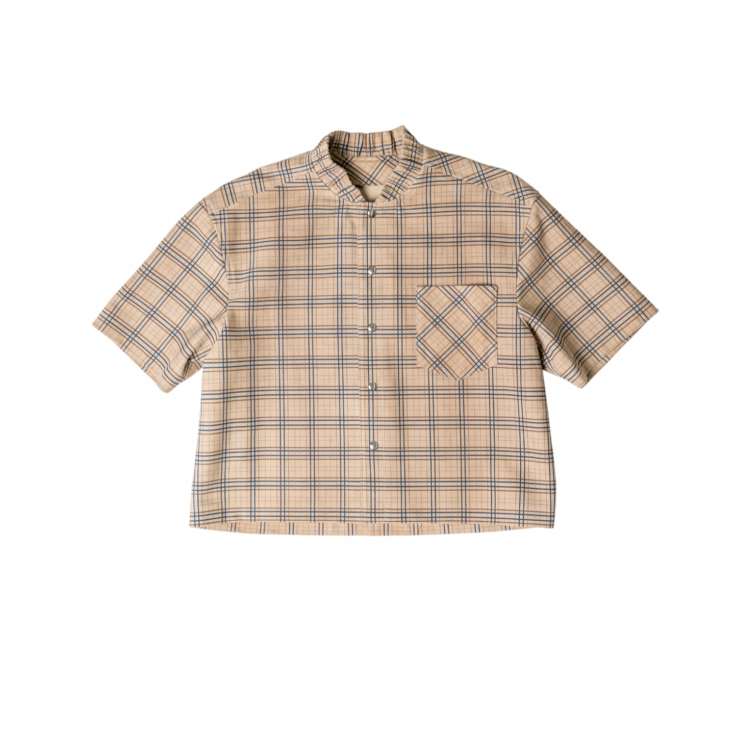 Leather Tartan Shirt San Miguel