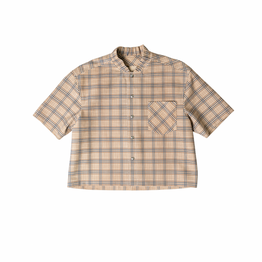 Leather Tartan Shirt San Miguel