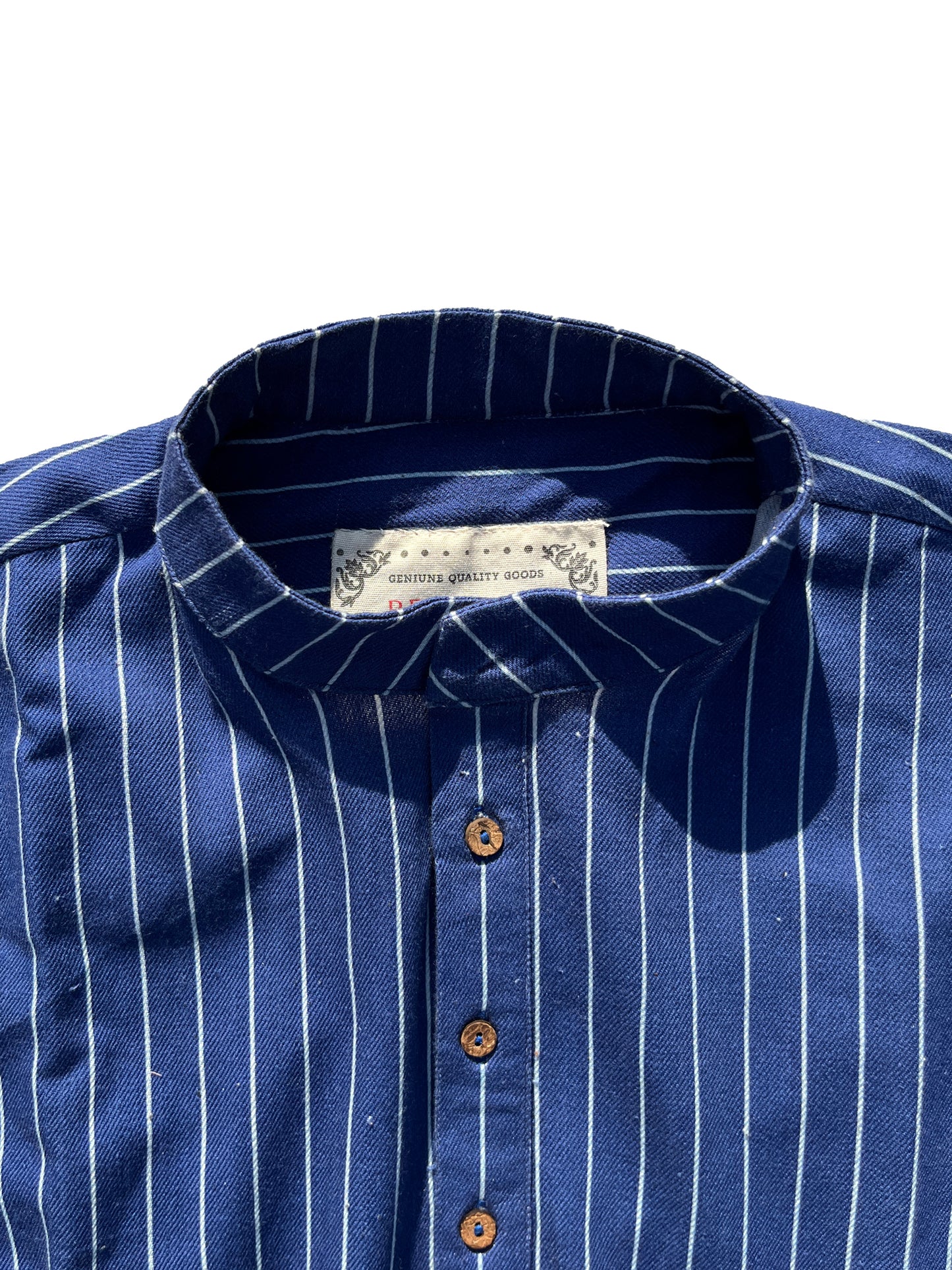 Indigo Handwoven Denim Kurta Shirt