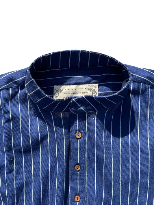 Indigo Handwoven Denim Kurta Shirt