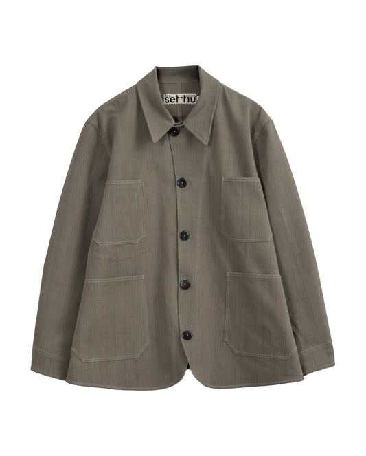 Long Wharf Chore Coat - Olive